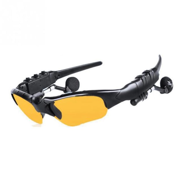 Bluetooth-kompatibla solglasögon Sporthörlurar Bärbara ljudreducerande hörlurar för fitness Yellow