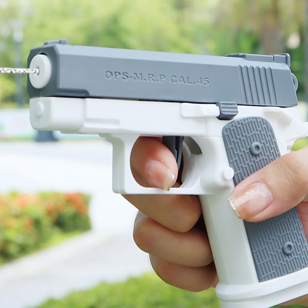 Handbok Barn Vattenleksak Barn Vatten-Blaster Leksaker Sommar Pojke Flickor Vatten Fight Leksaker Grey
