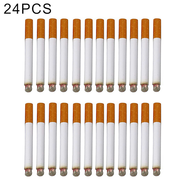2/24/60 st Skämt prank Magic nyhetsknep Falska cigaretter Fags Smoke Effect Simulering Cigaretter Realistiskt utseende