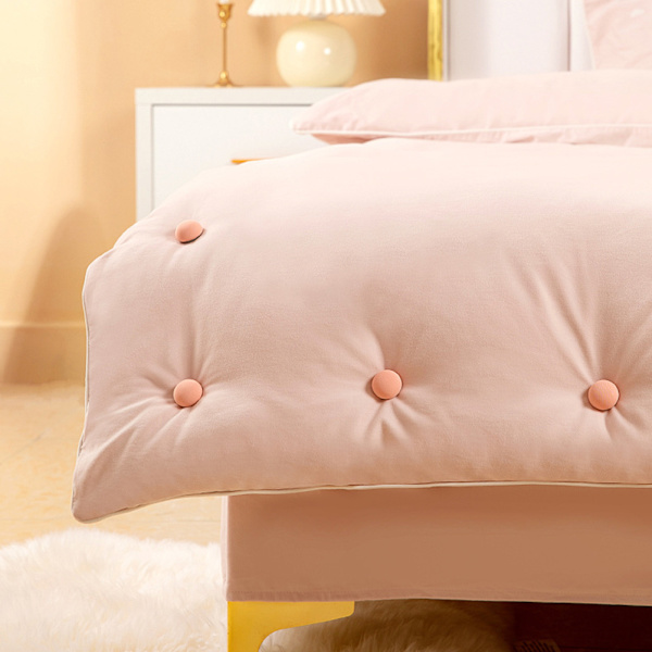 20 st Söt Quilthållare Set Halksäker Spänne Quilt Fixer För Sängkuddar Pink