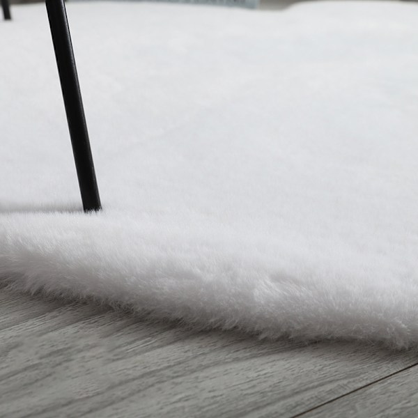 Soft Area Matta Fluffig Söt Matta Special Shaggy Matta För Sovrum Vardagsrum Heminredning Milky 45cm
