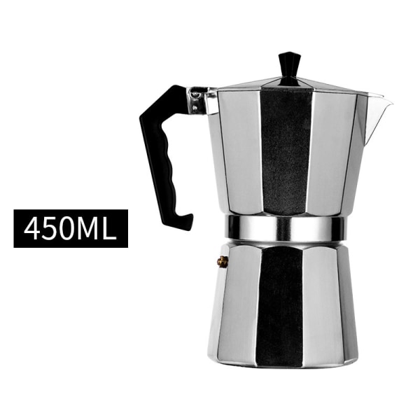 Moka Kaffekanna Aluminium Espressobryggare Lätt att använda och ren Automatisk Kaffemaskin Hushåll 50ml