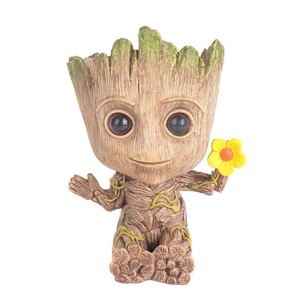 Guardians Of The Galaxy Groot Flower Pot Desktop Hemmakontor Dekoration Födelsedagspresent Small Flower