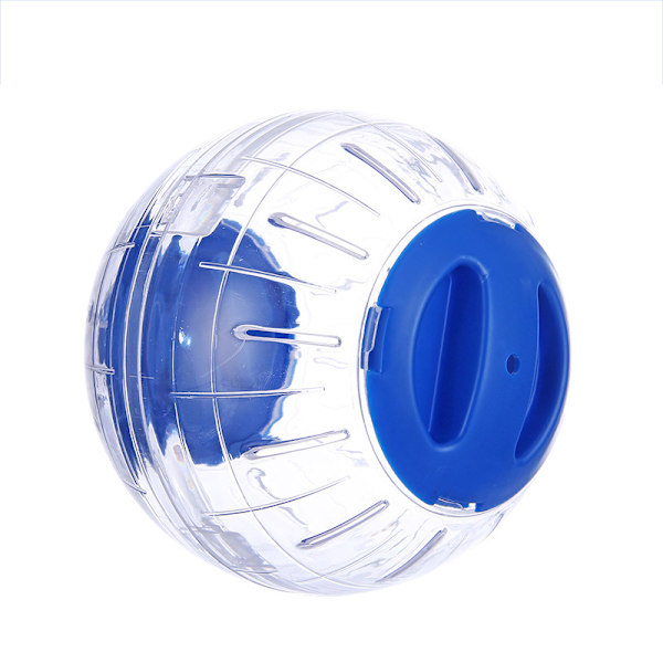 12 cm tyst hamster träningshjul mini löpboll Akryl för hamster Guinea små husdjursmaterial Blue
