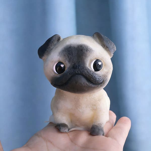 Mini håndlavede Squishys hundelegetøj søde Fidgets legetøj stressbolde til voksne sensorisk stresslegetøj D