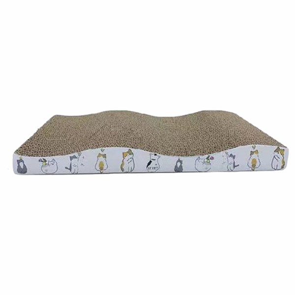 Enkel Cat Scratching Pad Anti-deformation Slitstark Cat Scratching Toy för hemmet Straight Plate Shape