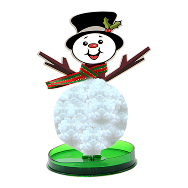 Kristalliserat julgran Intressant romantiskt växande blommande julgran för barn barn Trunk Snowman
