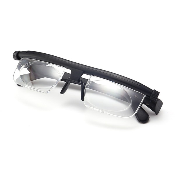 Flexs Focals Justerbara Glasögon Ögonskydd Läsglasögon För Man Kvinnor Black