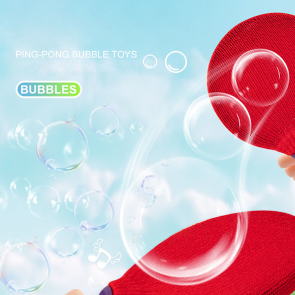 Bubbles Ball Racket Leksaker Förälder-barn Interaktiv Bubbles Ball Bat För Parker A