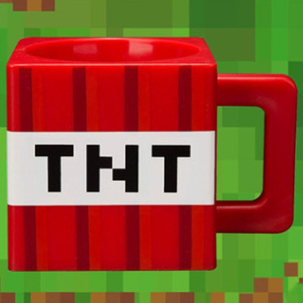 Minecraft 3D-karaktär fyrkantig mugg 230 ml samlarminne och underbar kaffemugg present till fläkten A