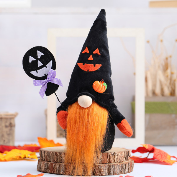 Förtjusande plysch Gnome Doll För Halloween Gåva och Samling Mjuk stoppad leksak för barn Heminredning Female