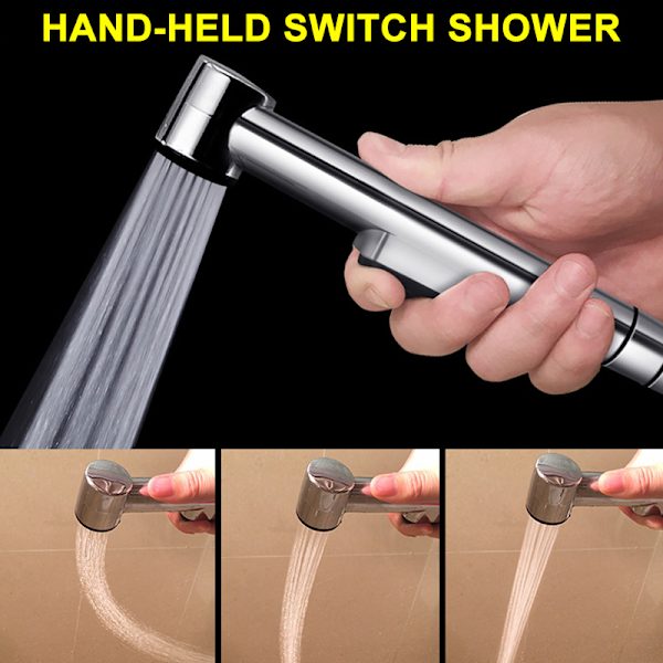 1 st handhållen omkopplare ren kropp bidé munstycke spray duschhuvud toalett kök trädgård spolning