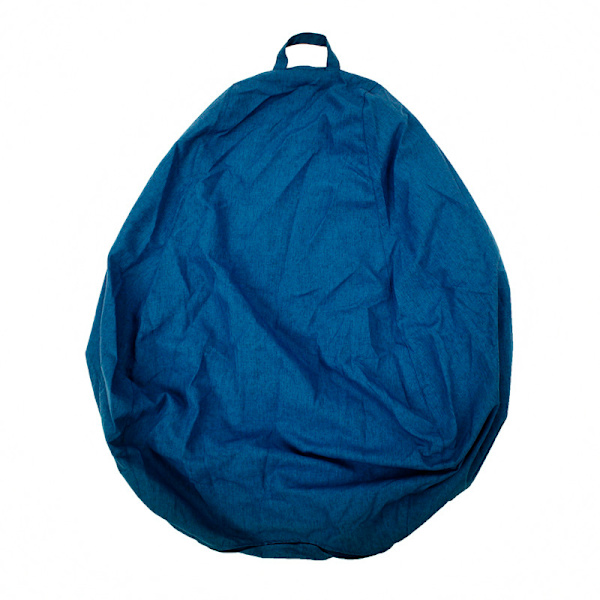 Bean Bag Cover Lazy Sofa Bekväm enfärgad Solstol Bean Bag Cover för vardagsrum Heminredning Gray 85*105cm