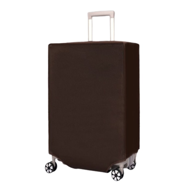 Non-woven Cover Slitstarkt anti-scratch Resväska Skydd Vattentätt Bagage Skyddsfodral Brown 20 inch