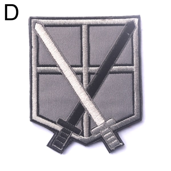 Attack On Titan Survey Corps Symbol Patch Anime Cosplay Patch Broderi Arm Badge C