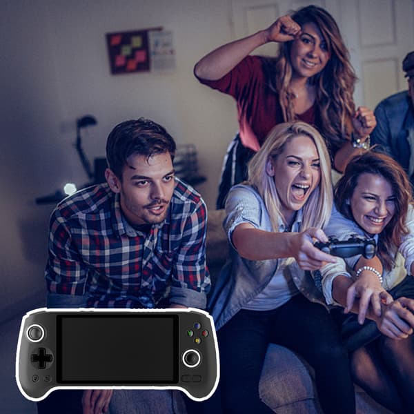 Androids 13 handhållen spelkonsol Lätt spelenhet för vuxna Tonåringar Barn Black NO GAMES