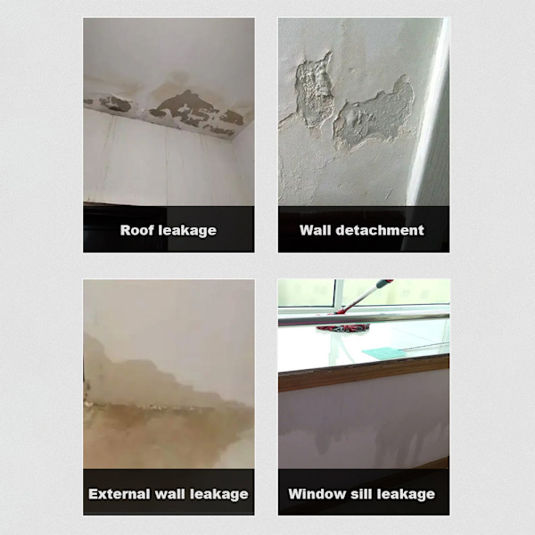 Genomskinlig vattentät tätningsmedel vidhäftande multifunktionell golvvägg Läckavskiljningsmedel för badrumskök A