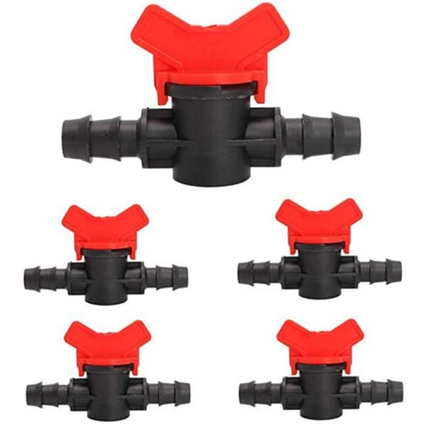 16PE Micro Sprinkler Bevattning Droppbevattning Rör Bypass ventil Switch Connector Trädgårdsredskap A