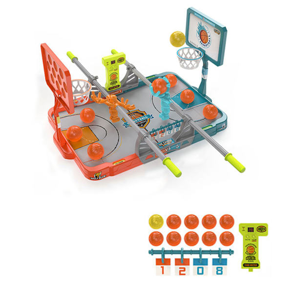 Barnens skrivbordsfingertopp basketleksak förälder-barn interaktivt 2 spelare mini skytte spel festgåva leksak F