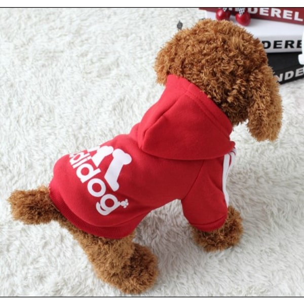 Kläder för hundar Brighthome Adidog kläder för husdjur / Liten / Medium / Stora kläder för hundar Red S Length20cm Chest32 Cm Approx