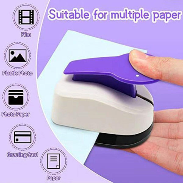 Gör-det-själv scrapbooking pappersstansare Multipurpose Crafts Hålslagsverktyg för barn 25mm