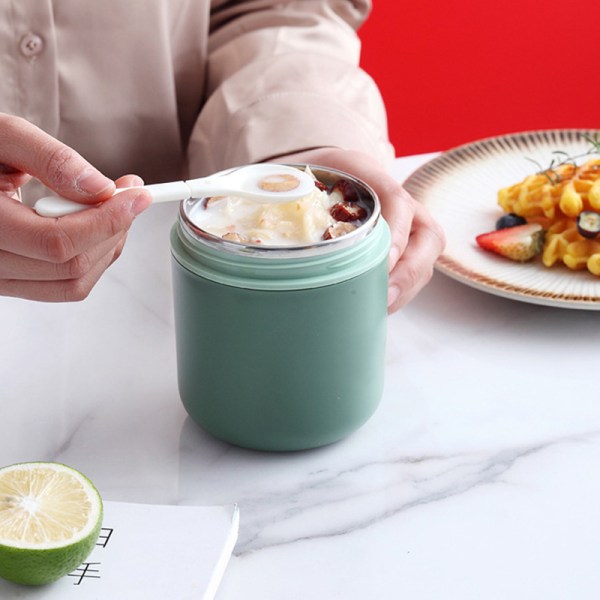 Isolerad behållare läckagesäker matsoppa behållare Lunchtermos för skolkontoret Blue