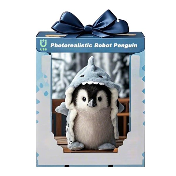 Robotti Koira Aikuisille, AI Robotti Koira, Minun Realistinen Robotti Pentuni Joka Käyttäytyy Kuin Oikea Pentu - Kävelee, Haukkuaa, Heiluttaa Häntää Penguin