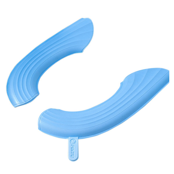 Cover Vattentät toalettsitsdyna med handtag Soft Thicken EVA självhäftande toalettsitsöverdrag Kuddar Blue