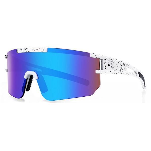 Polariserade sportsolglasögon med UV400-skydd för cykling Black And White