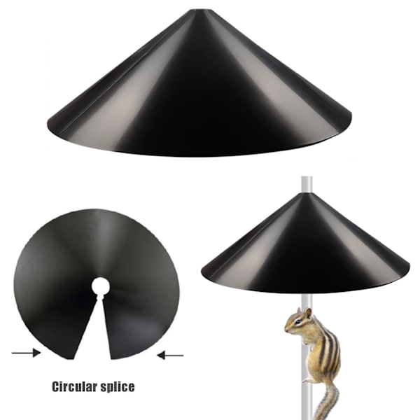 Squirrel Baffle Birds Feeder Proof Guard skyddar hängande matare