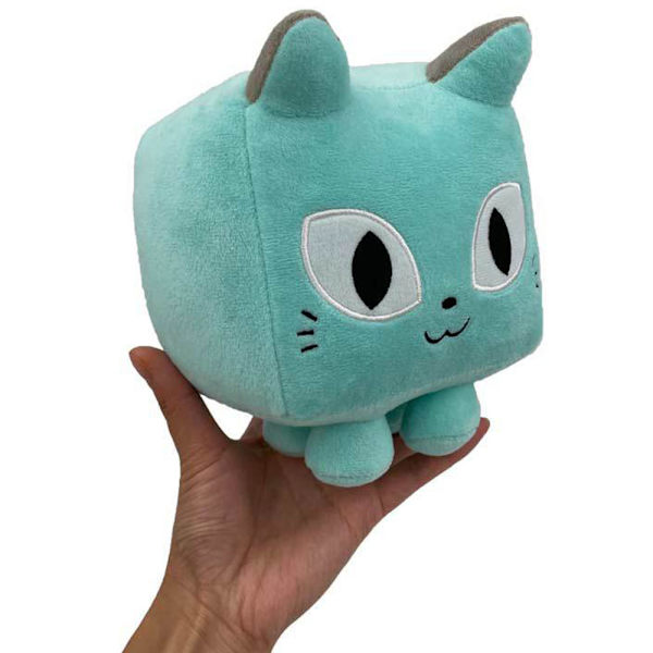 Söt Big Games Katt plyschleksak Mjuk katt husdjursimulator Fyrkantig djurplyschleksak Three-piece Set