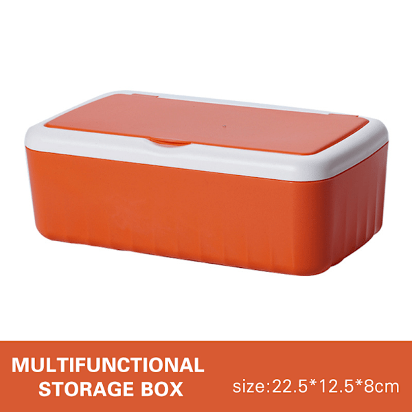 Desktop Tissue Box Hållare Modern Dammtät Enkel att använda våtservetter Dispenserhållare Medium