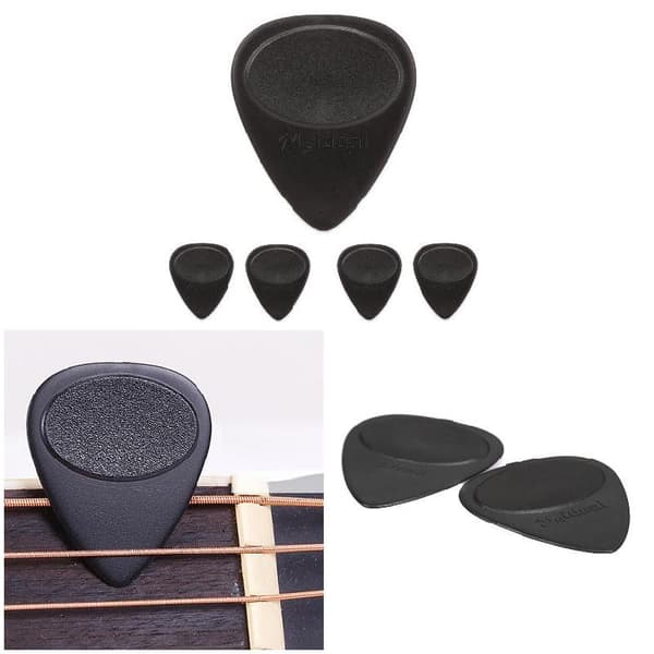 10 st Plockar 0,7 mm tjocklek Tillbehör Hållbar för elgitarr bas Ukulele Black