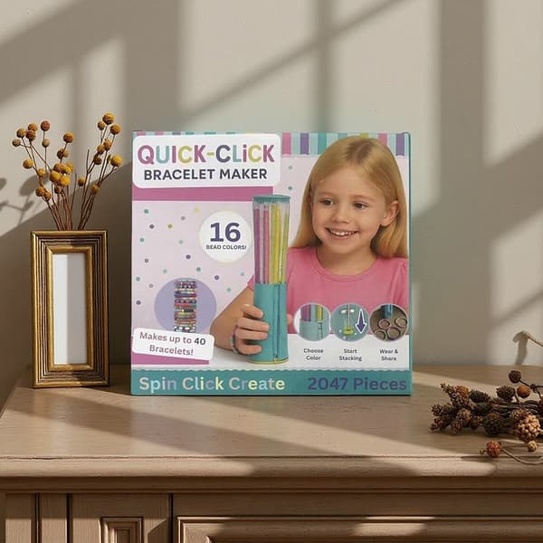 Make-It-Real Swift Clicks Armbåndsmager Quick-Click Armbåndsmagersæt til piger 8-12 Cool Armbåndsmagermaskine Type A