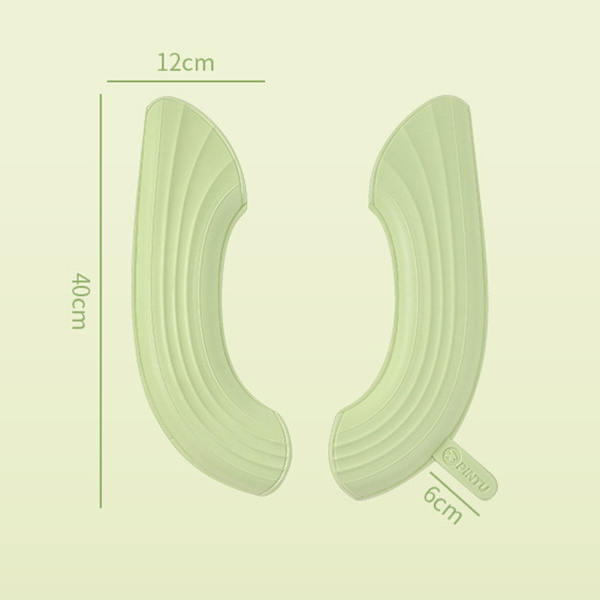 Cover Vattentät toalettsitsdyna med handtag Soft Thicken EVA självhäftande toalettsitsöverdrag Kuddar Gray