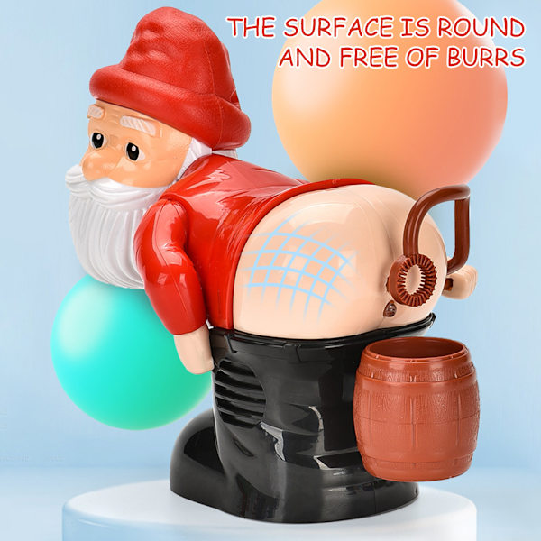 Christmas Funny Santa elektriska bubblor maskin leksak bärbar stor kapacitet bubbelblåsare för pojke flicka 1pc