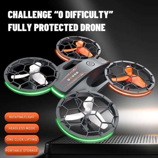 Bärbara belysningar Flygplan Headless Mode Quadcopters Leksaker för barn Vuxna Nybörjare BK 3 battery