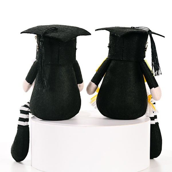 Fönsterdekoration för kontorsdekorationer i sovrummet med examenssäsongen dvärg ansiktslös och kanin Rudolph Doll Female