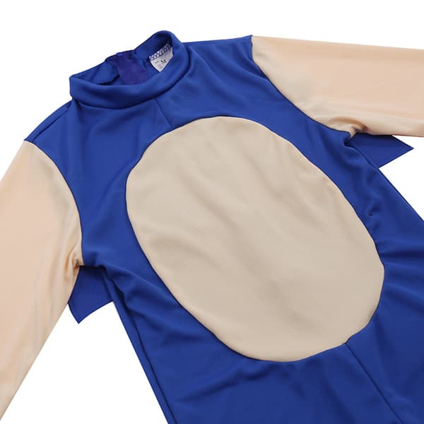 Barn Sonics Cosplay kostym med handskar Mode andas bekväm kostym för barnens dag S