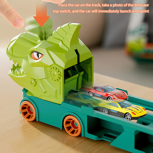 Barns hopfällbara dinosaurier dumper lastbil leksak Förälder-barn interaktion pussel leksak Idealisk present till födelsedag 1PCs