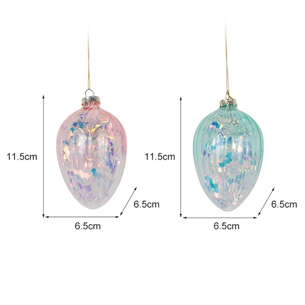 2 st Easter Temperas hängen Vivid Meningsfull personlig hängande prydnad för hemmet 2PCs
