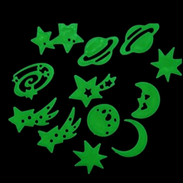 Inredning Pojkar Flickor Hem Vägg Glow In The Dark Dekaler Dekaler Baby Sovrum Barnrum Inredning SUPT 10
