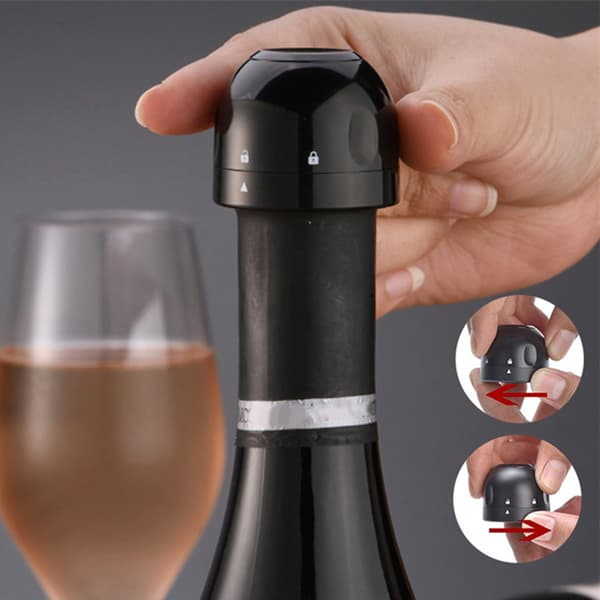 ABS-förseglad vinöl champagnepropp Läcksäker försegling cap Håll fräsch propp köksbartillbehör Champagne Stopper