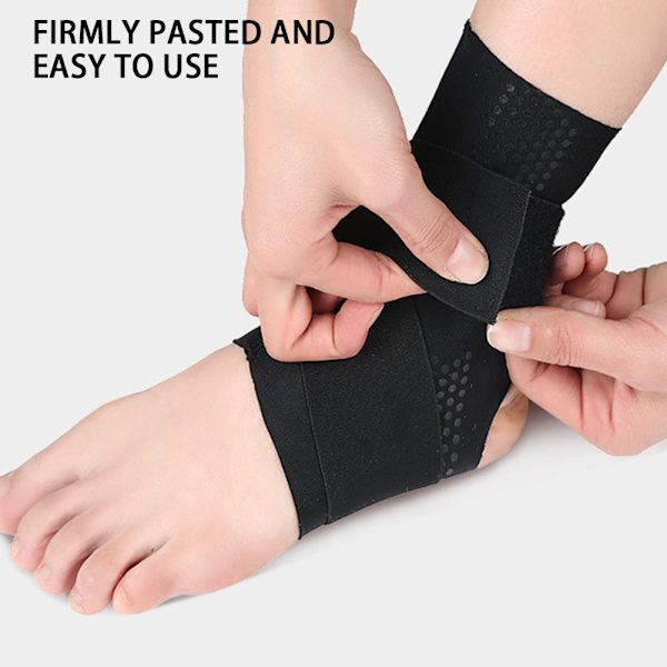 Pressure Ankel Support Brace Hudvänliga, bekväma strumpor för fitness Skin L
