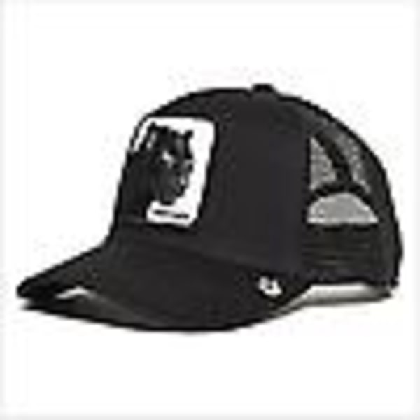 Animal Trucker Mesh Hat Goorin Bros Snapback Cap Herr Black Panther