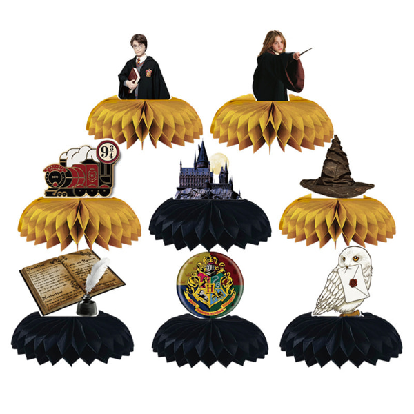 Harry Potter-tema klistermärkesset Dekoration för barnkalas A