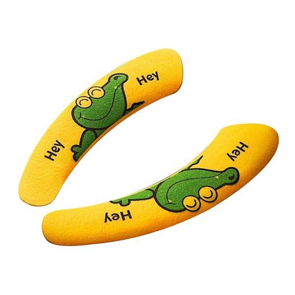 Toalettsits Toalettkuddepasta Hem Toalettpasta Universal Electrostatic Non-Trace Adsorption Toalettpasta Yellow Crocodile regular