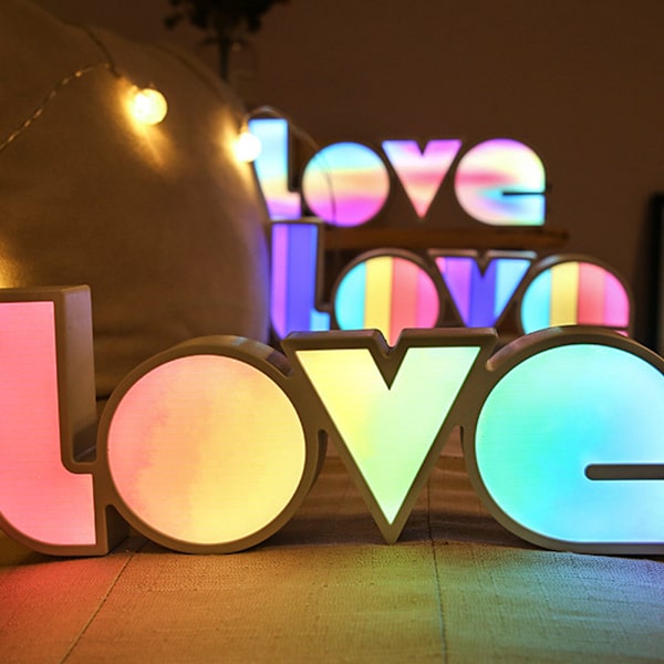 LOVE Light Box, Light Up Marquee Sign C
