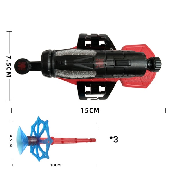 Spiderman Catapult Soft Bullet Gun Utrustning Launcher Handledshandskar Barn Cosplay rekvisita Set Födelsedagspresent Spiderman Hero Launcher