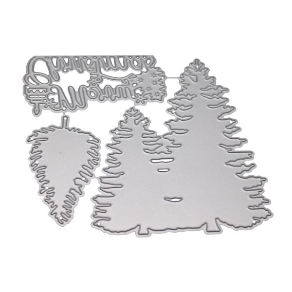 Kolstål Skärverktyg Pappersskärning Stencil Präglingsverktyg För DIY Scrapbooking Fotoalbum Papper Silver
